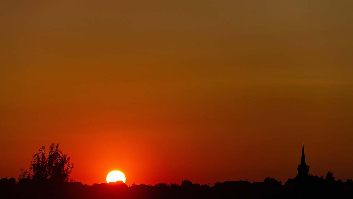 outdoors golden hour sky
