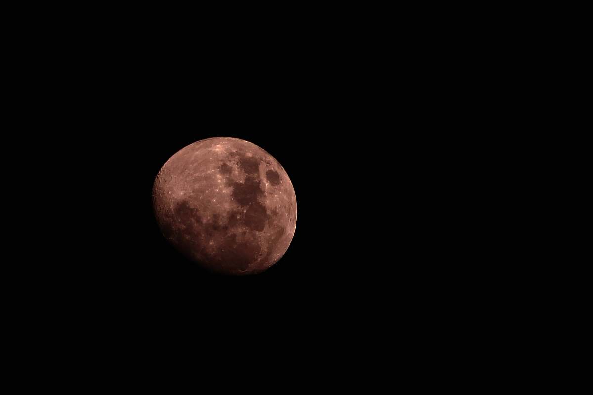 moon gray moon space