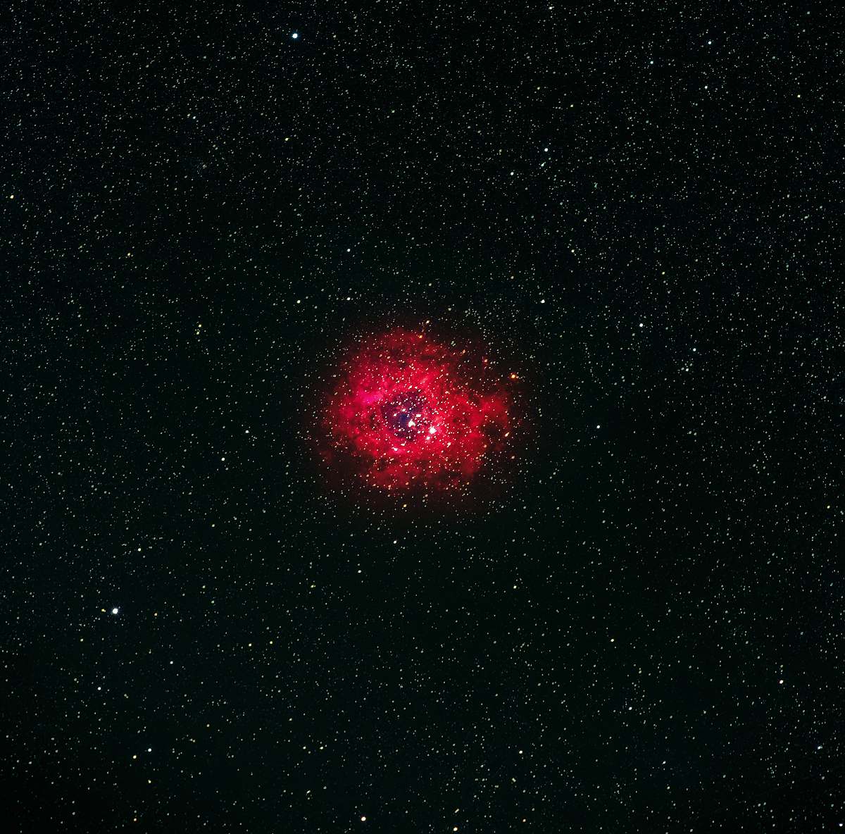 space red milky way nebula