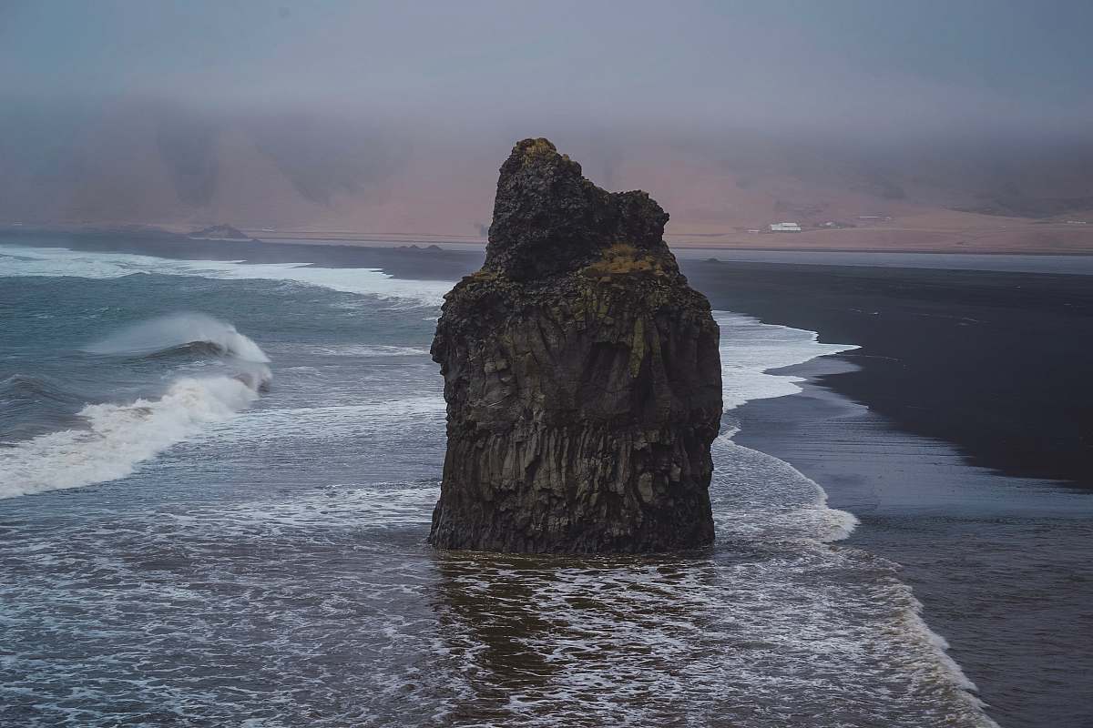 sea rock formation on body of water nature