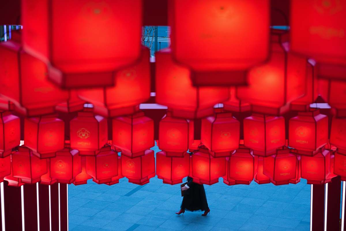chair red hanging lantern furniture
