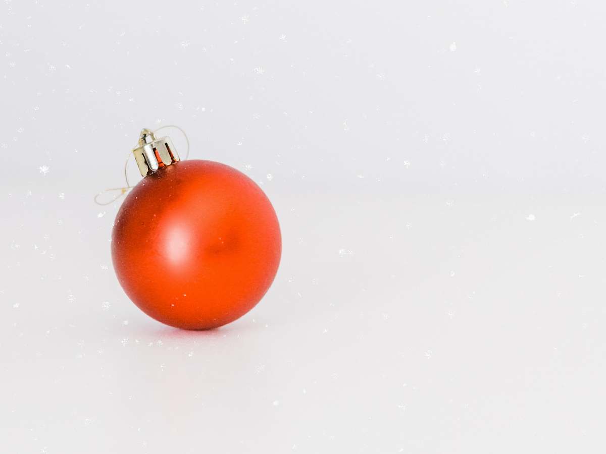 vegetable one red bauble food