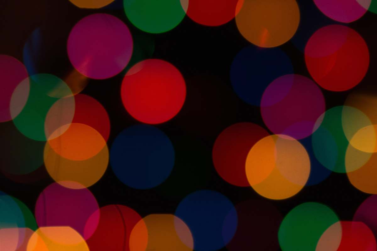 circle  christmas light