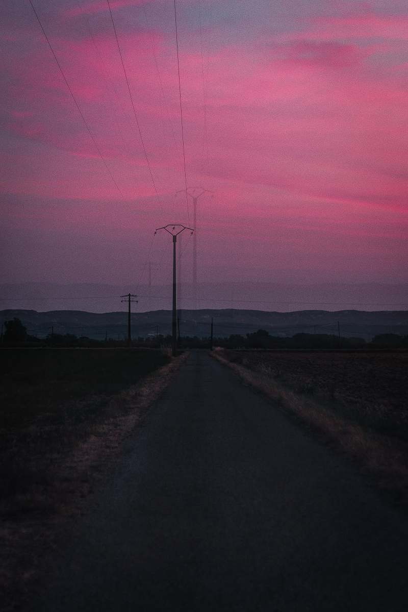 road electric post cable