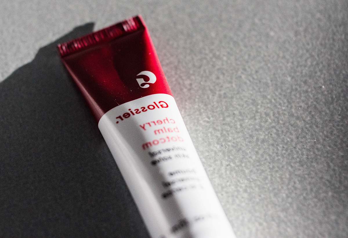 cosmetics Glossier cherry balm soft-tube beauty
