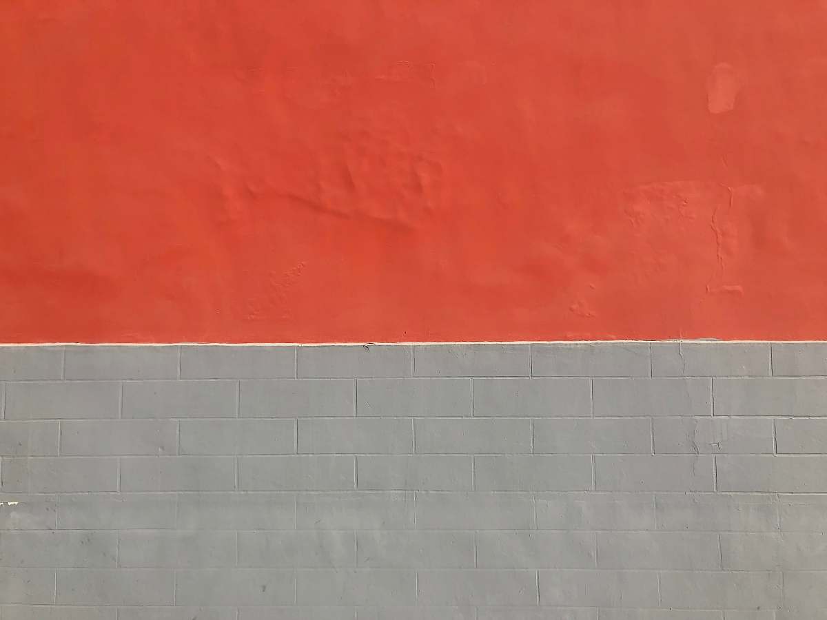 apparel gray and orange painted wall wall