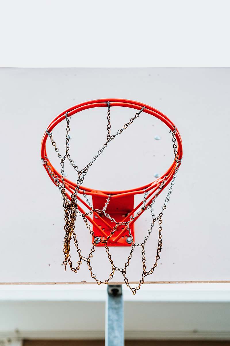 Hoop Red And White Basketball Hoop Basketball Image Free Photo