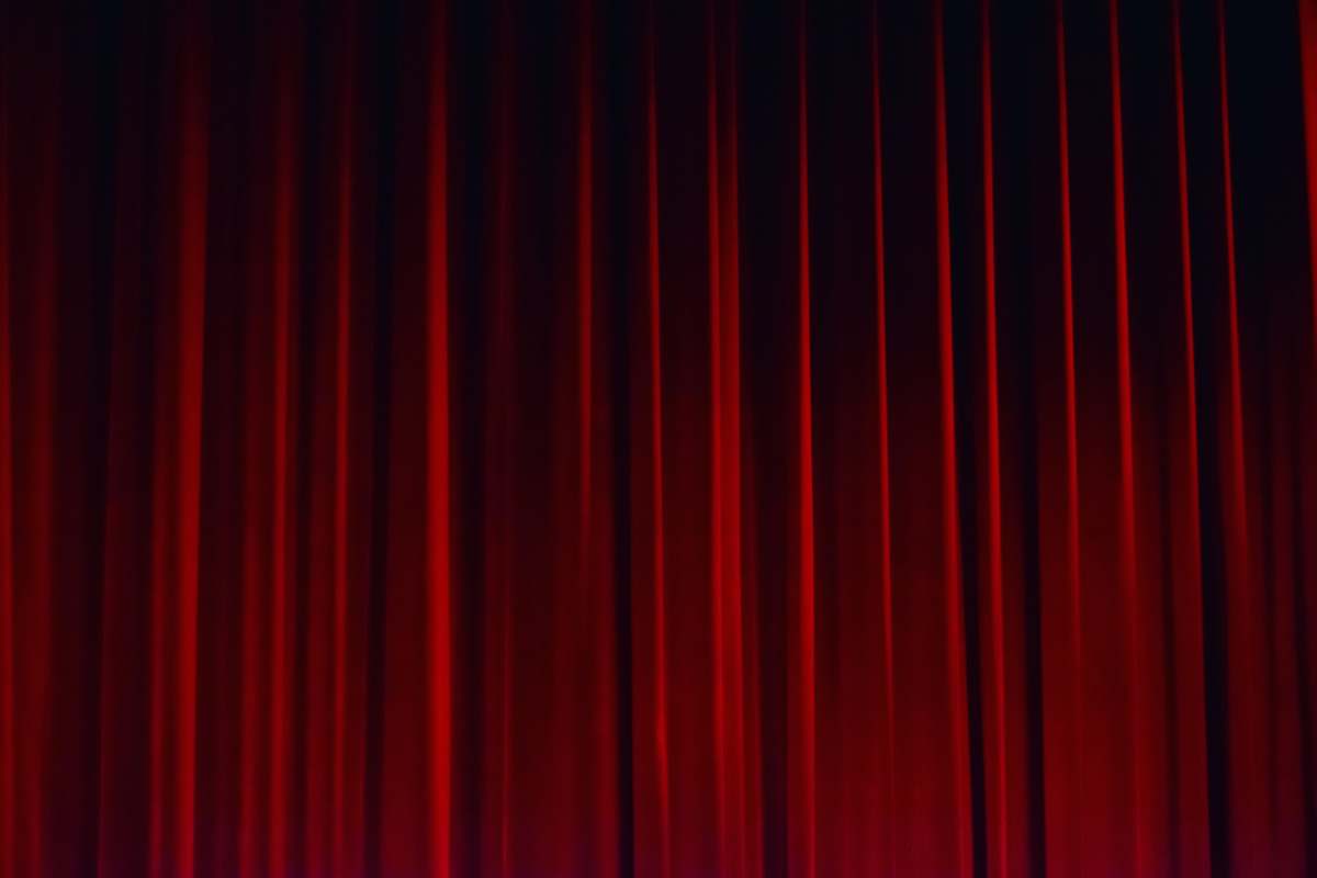 theatre red curtain curtain