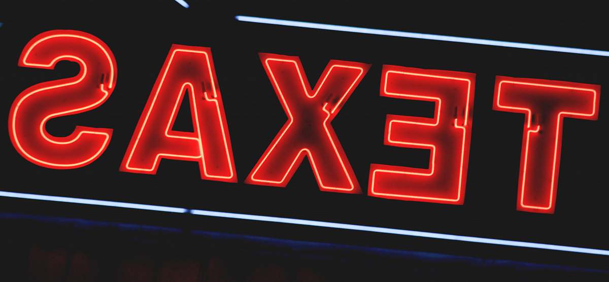 neon red Texas neon light sign light
