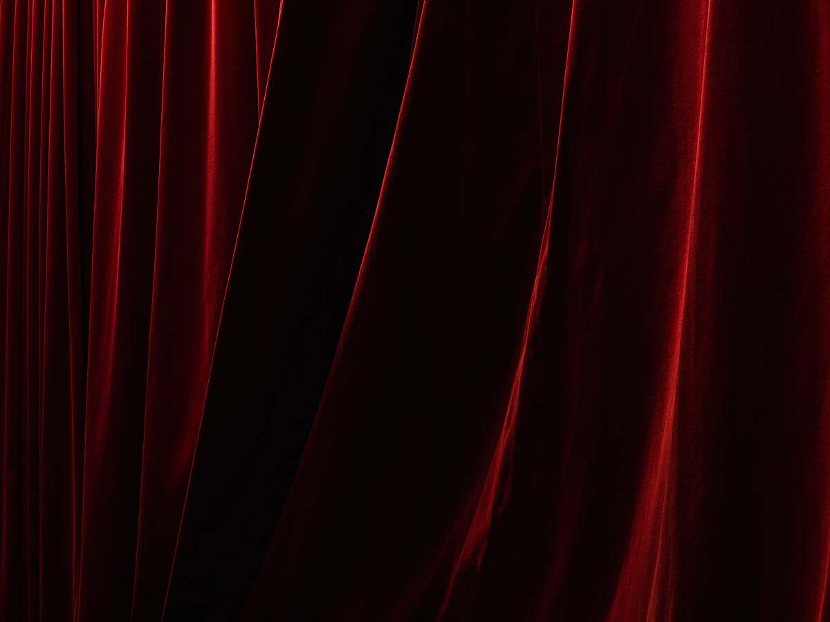 Curtain Red Textile Home Decor Image Free Photo