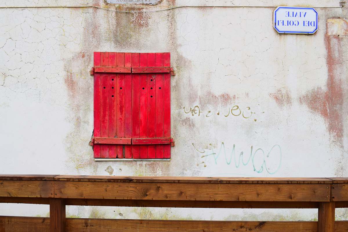 wood red wooden box wall