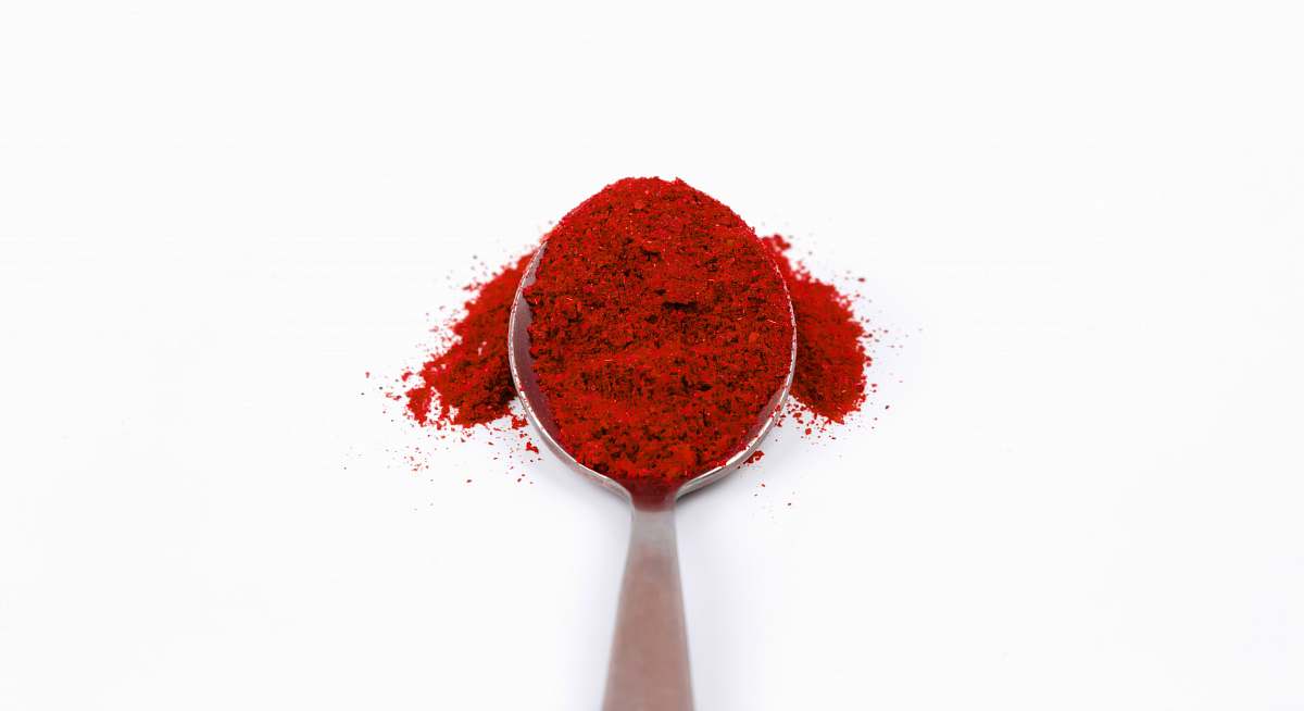 powder spoon of red powder spoon