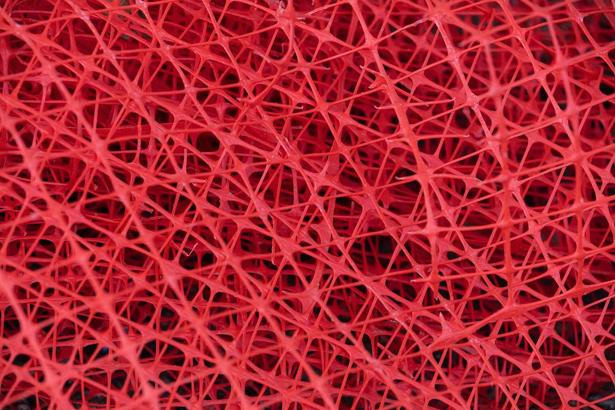 red red plastic toy construction