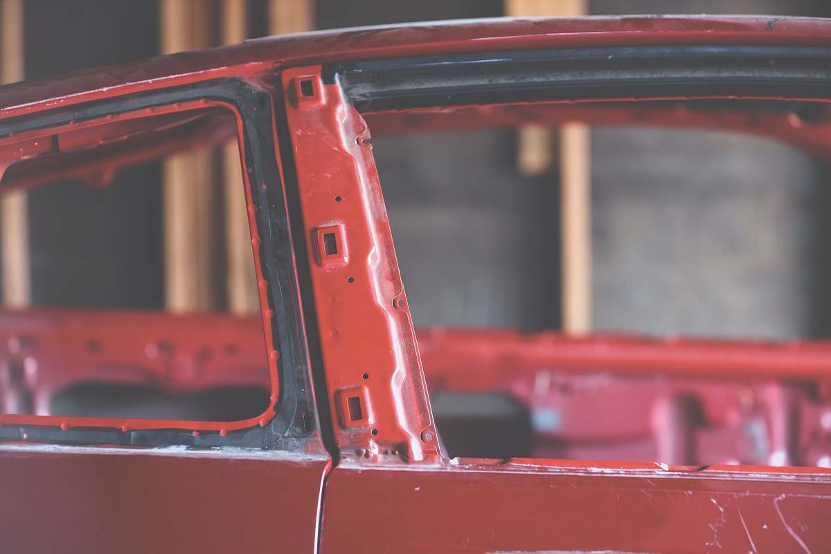 red red vehicle machine