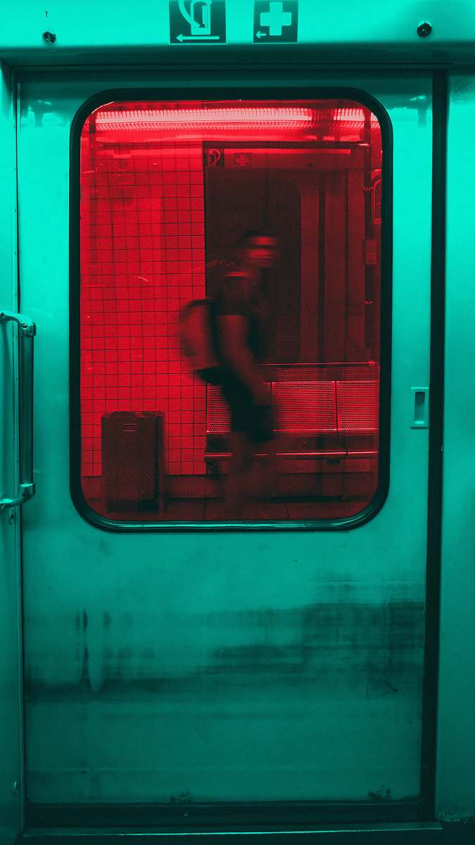 transportation person inside train vehicle