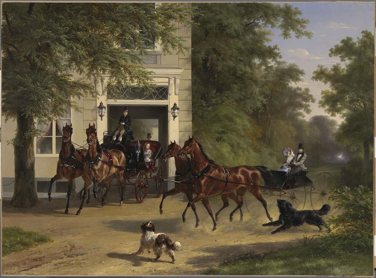 August Belmont and Isabel Perry 1854