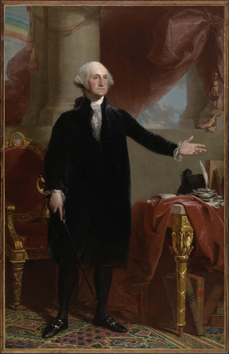 George Washington (Lansdowne Portrait) 1796 Image Free Photo