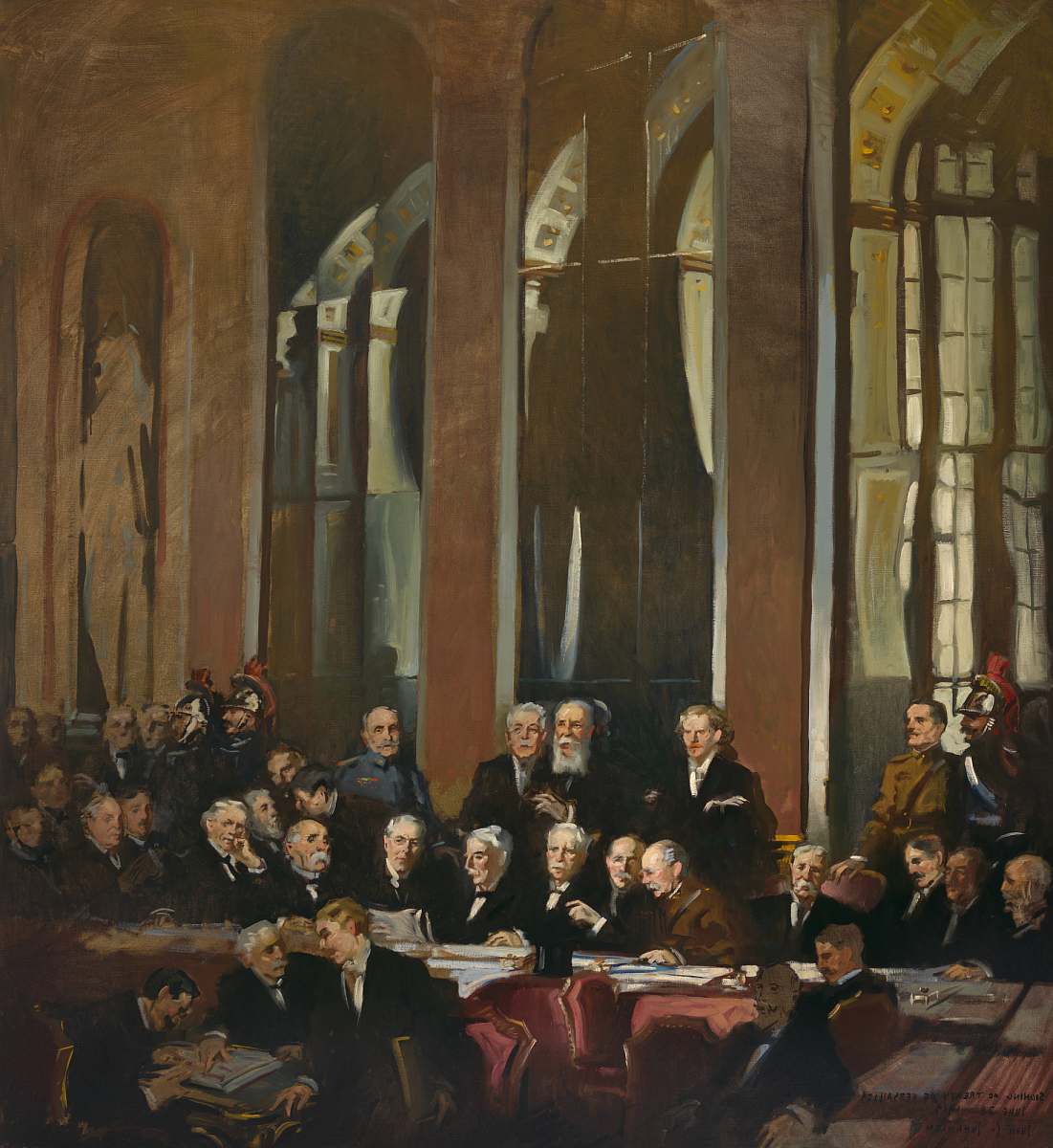 Signing of the Treaty of Versailles, 1919 
                                                                                                  1919                                                                                              