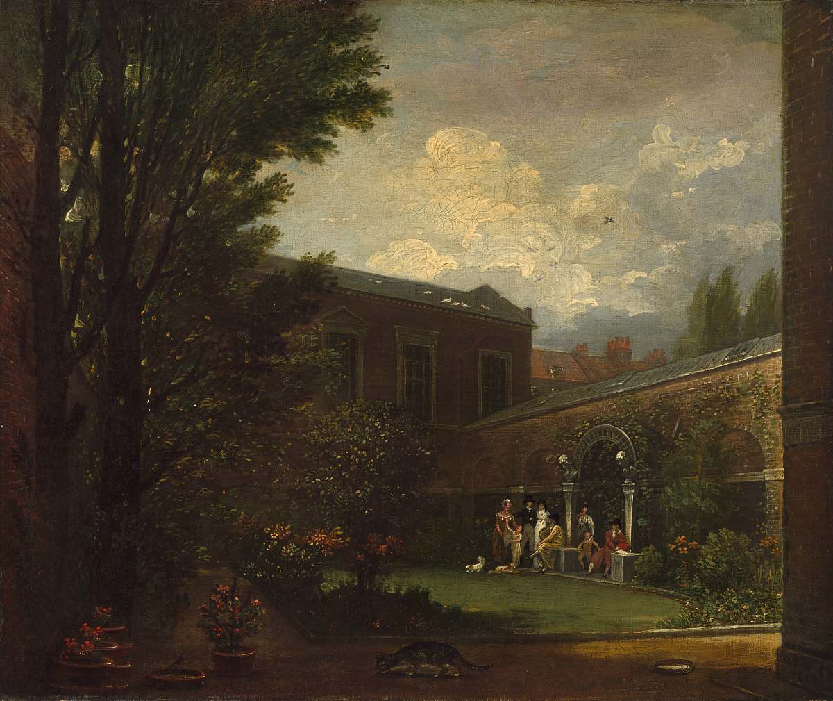 West Family in the Studio Garden 1808-1809