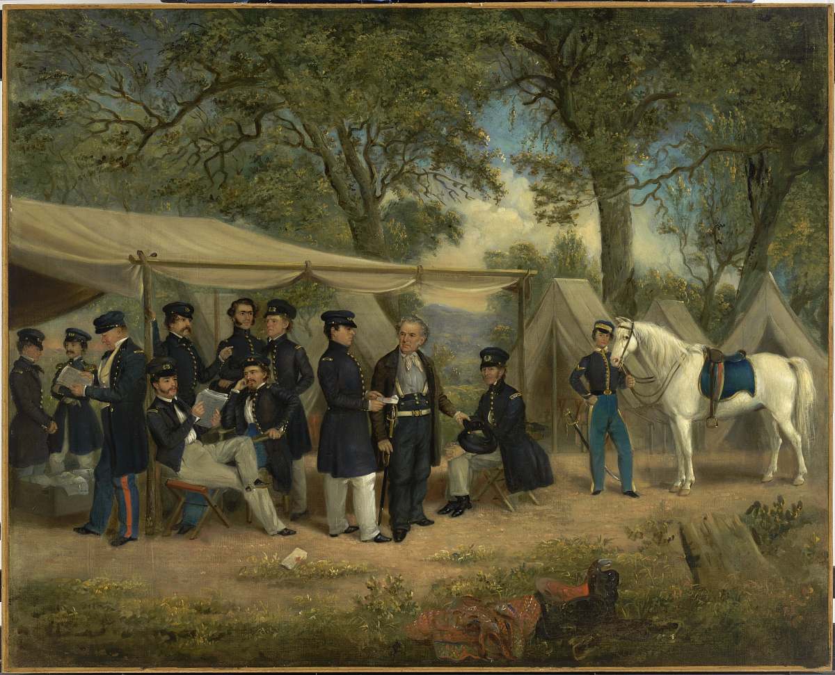 Zachary Taylor at Walnut Springs 1847