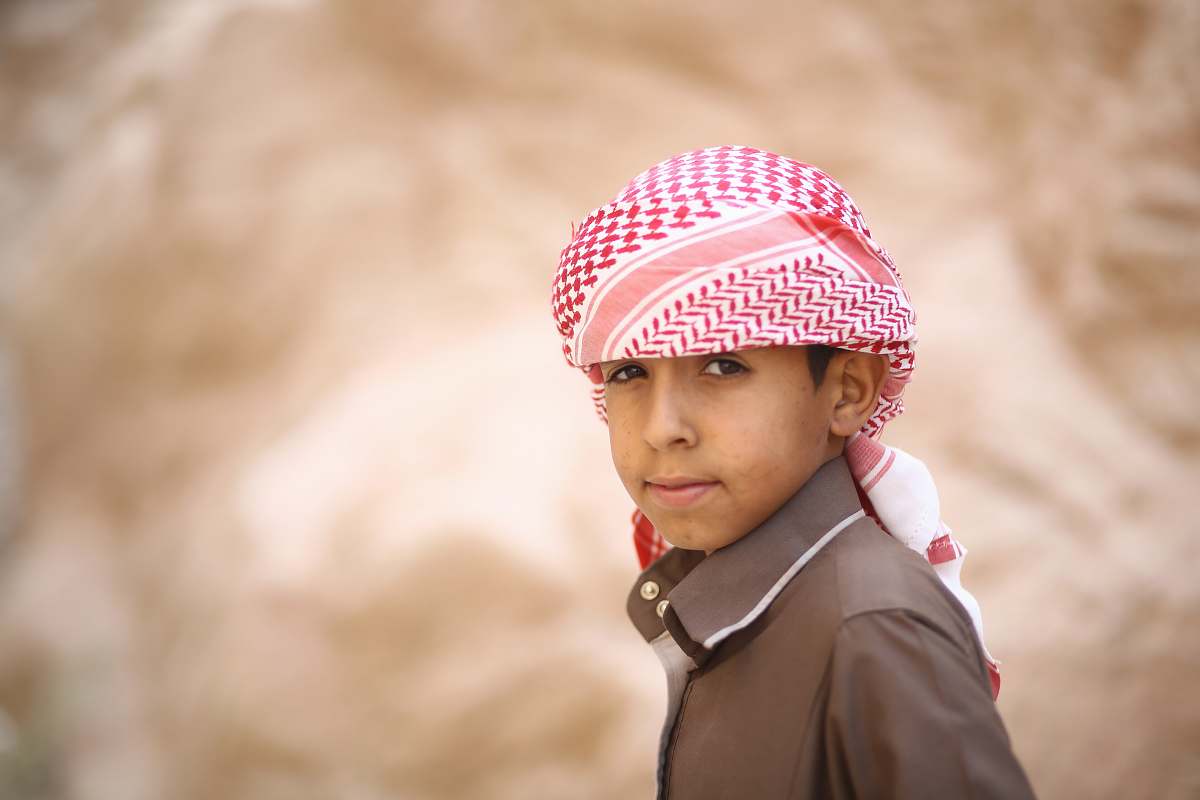 human boy in brown collar top person