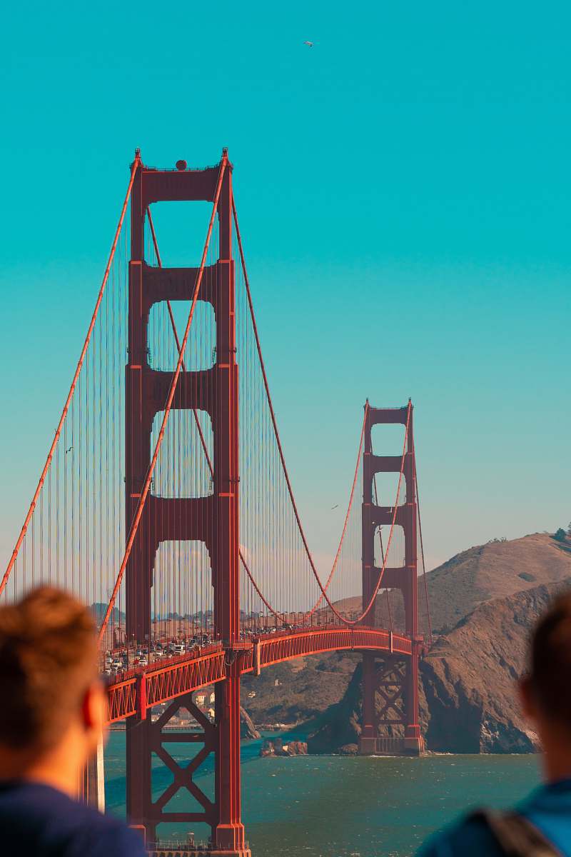 human Golden Gate Bridge, San Francisco bridge