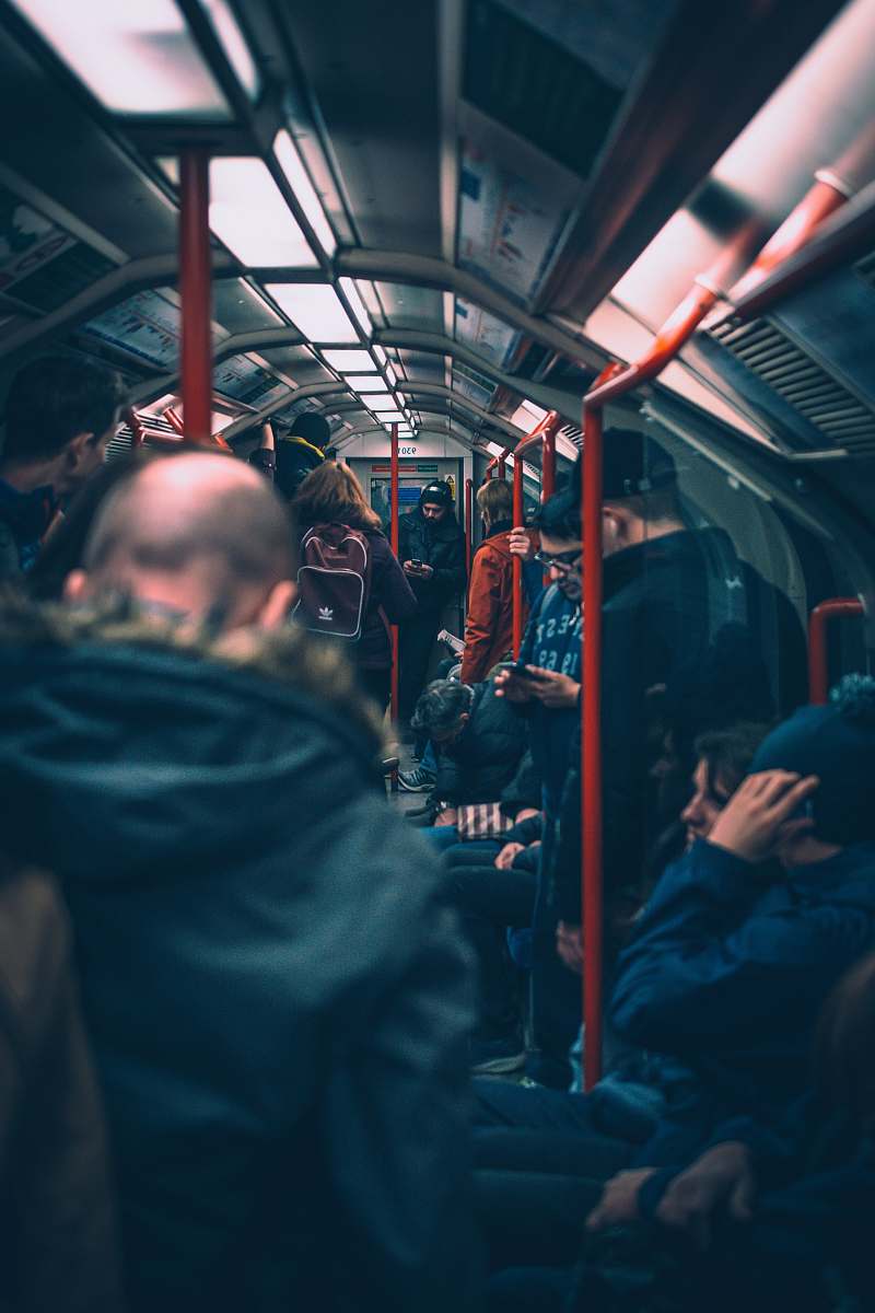 human people inside train person