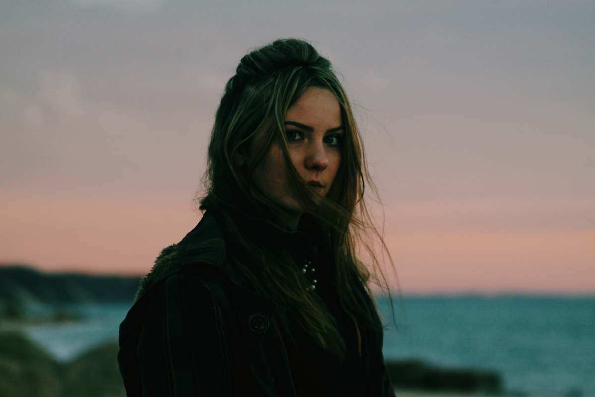 person photo of woman wearing black top human