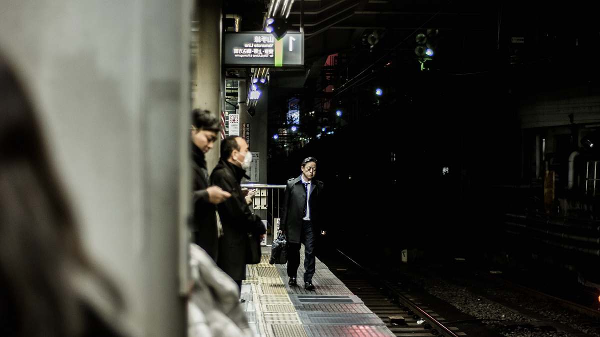 person rail train human
