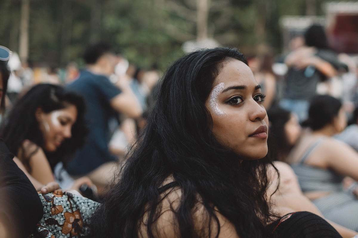 human selective focus photo of woman person
