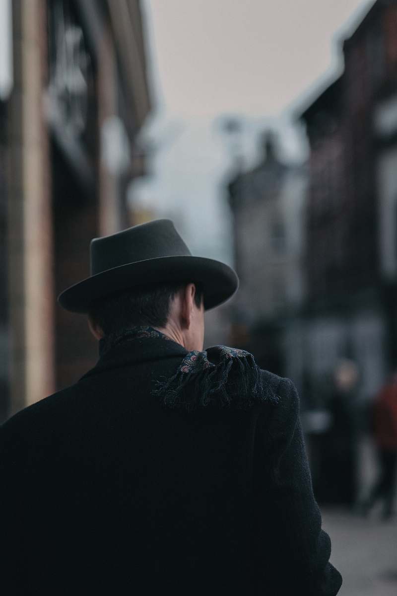 people back view of man selective photo human