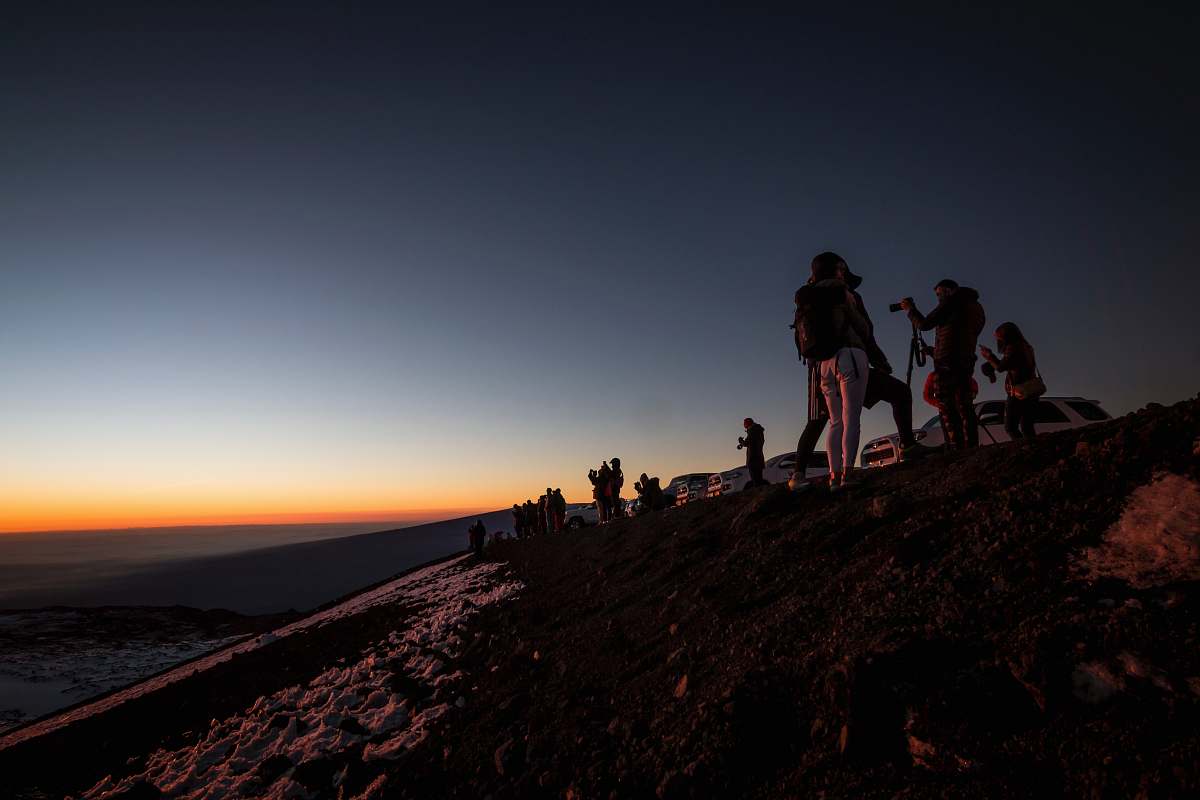 people photo of people on top of the mountain human