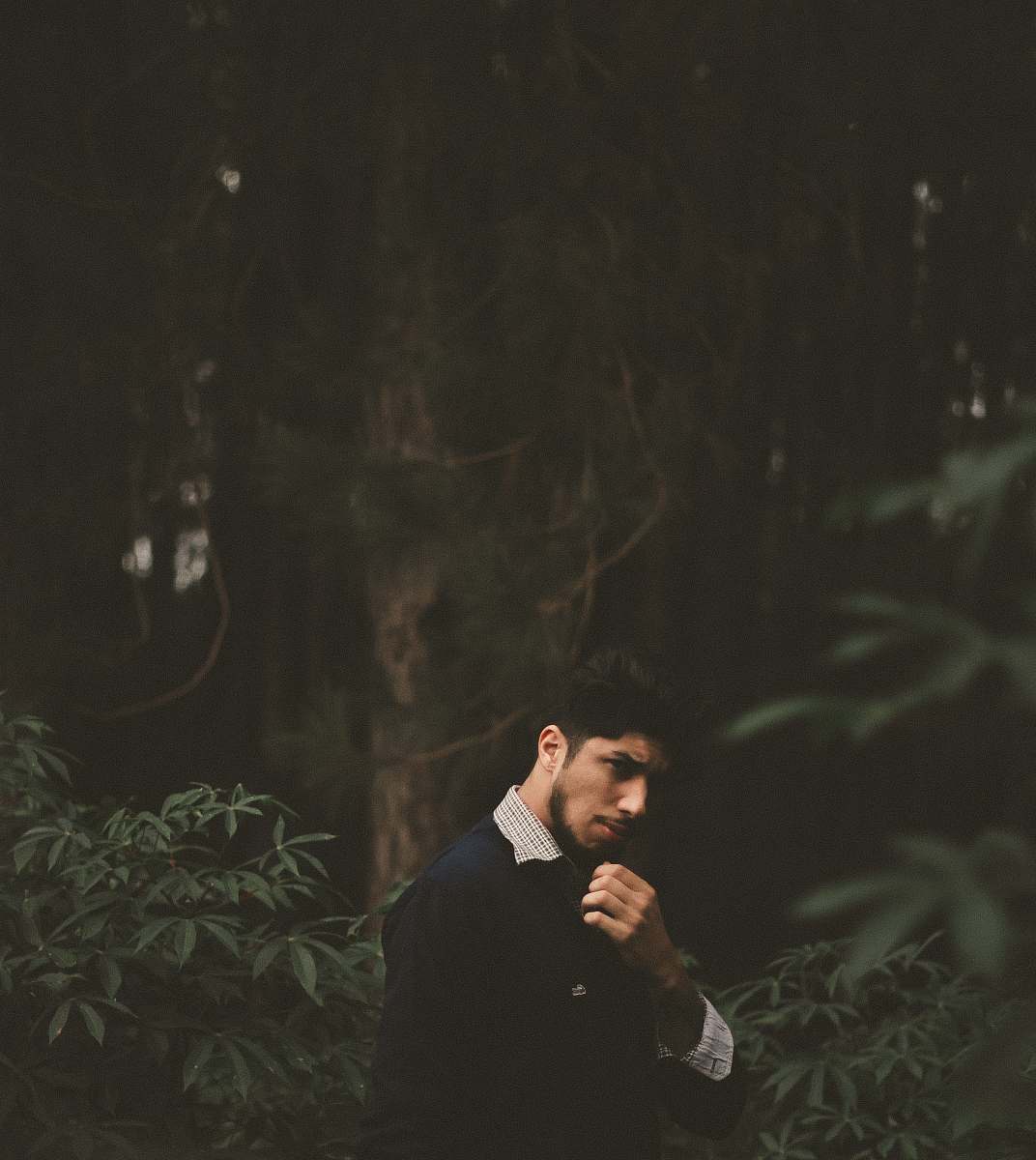 human selective photography of man in black top people