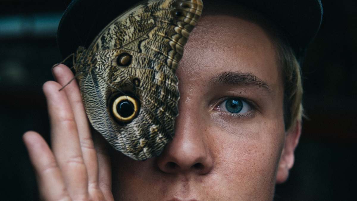 people shallow focus of man human