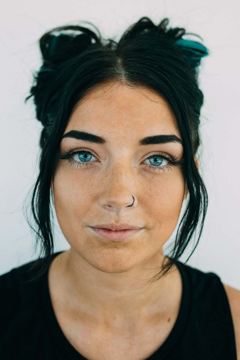 people woman's face face