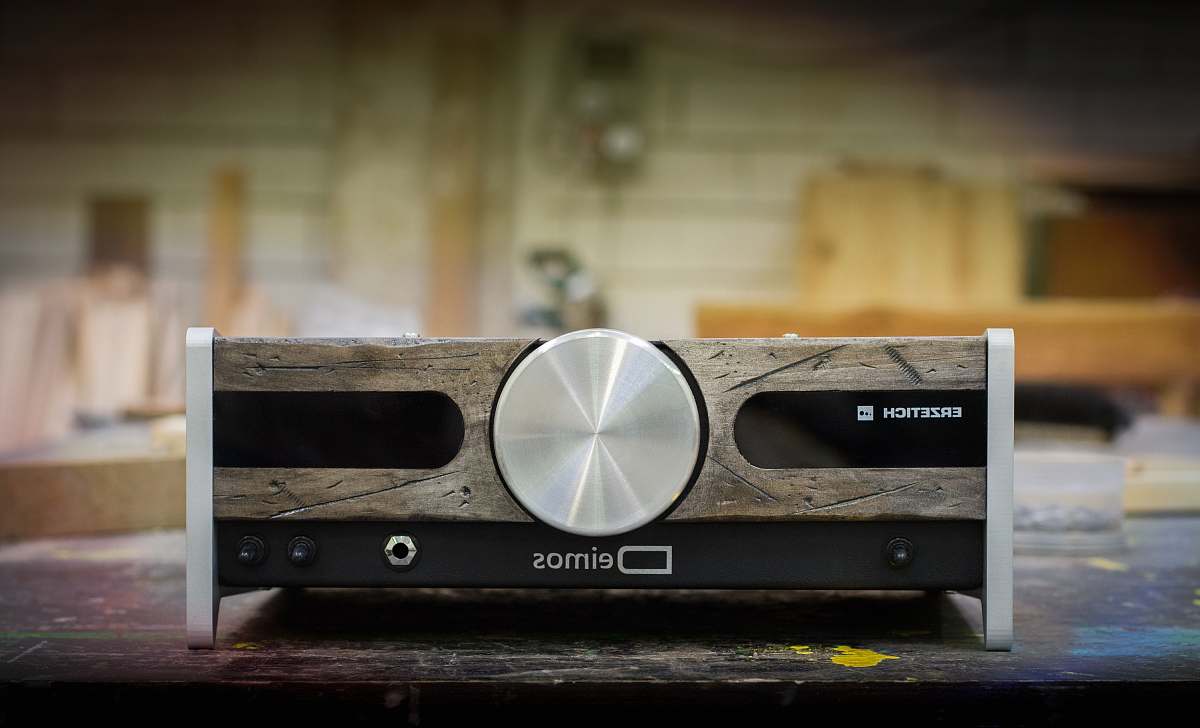 wood gray and black amplifier plywood