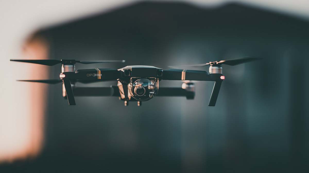 caracal flying black drone romania