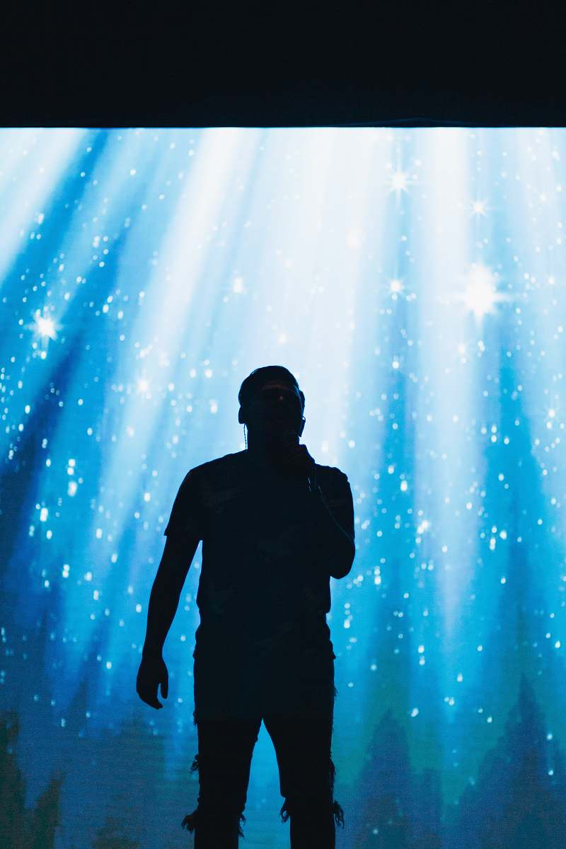 person silhouette of man art