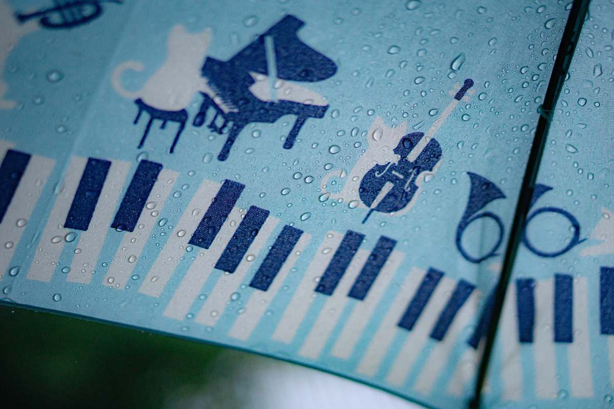 text blue umbrella computer keyboard