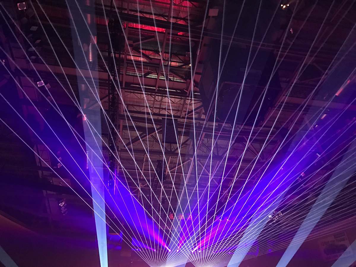 lighting stage lights laser