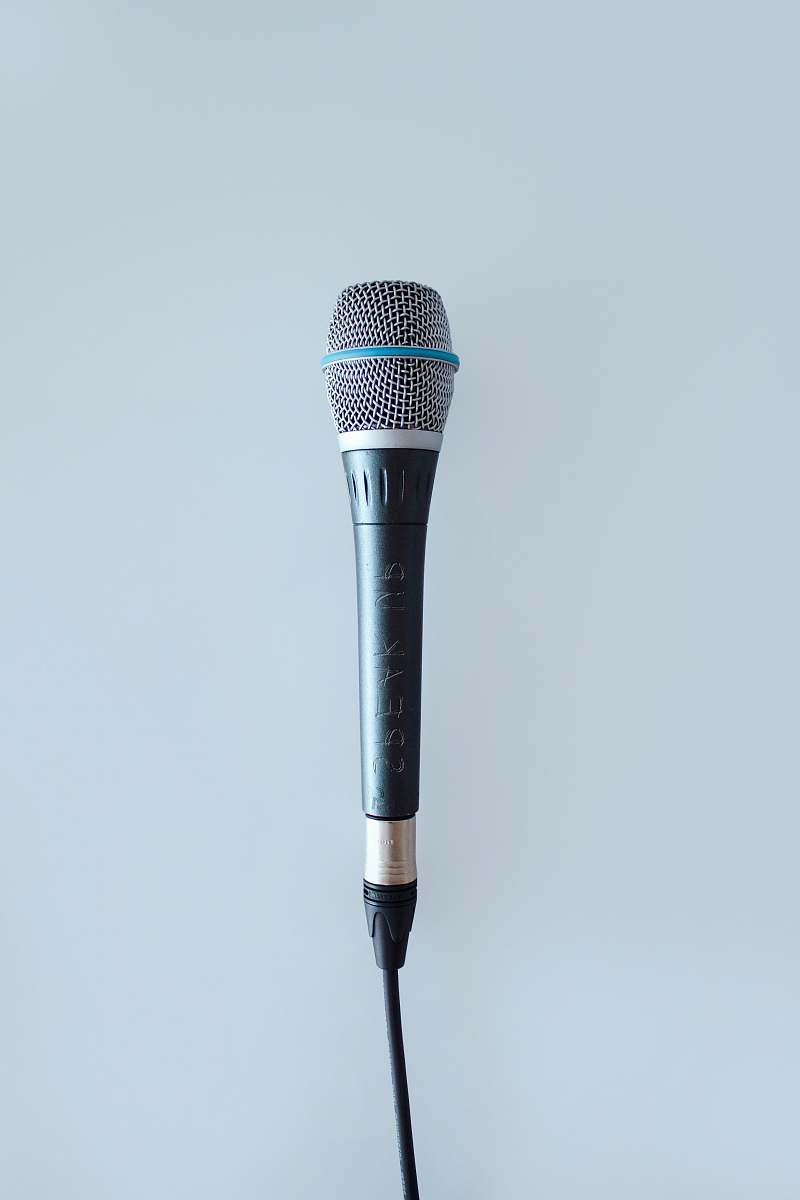 toronto black and gray corded microphone canada