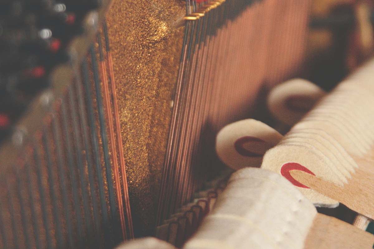 piano close up photo musical string piano interior