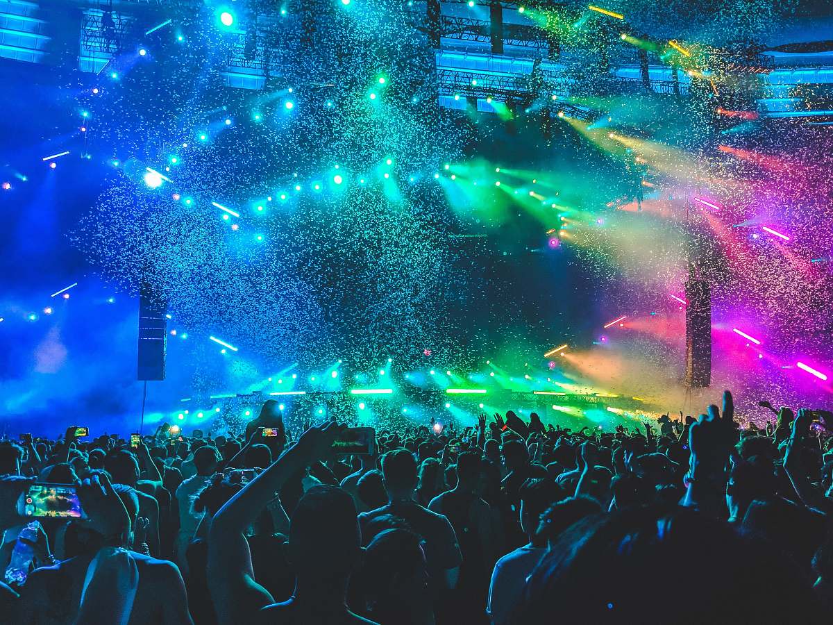 light group of people in front of stage vancouver