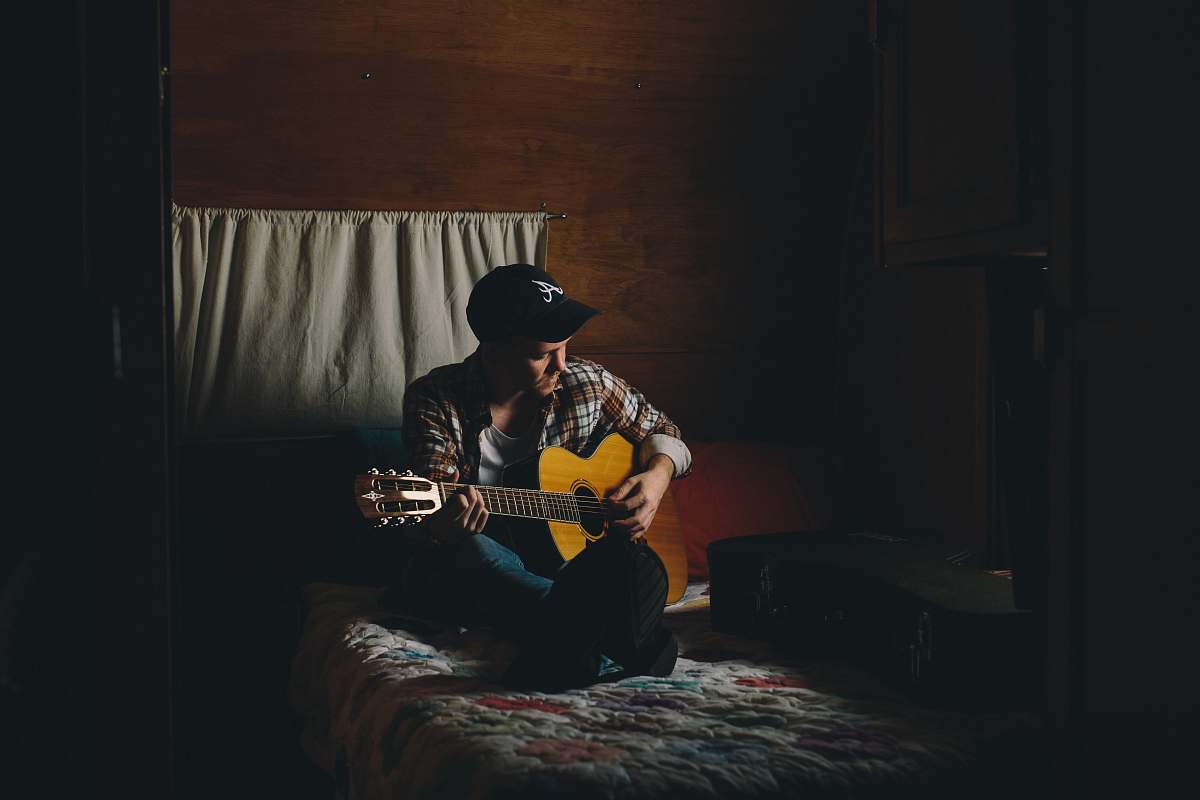 guitar man playing acoustic guitar6 guitarist