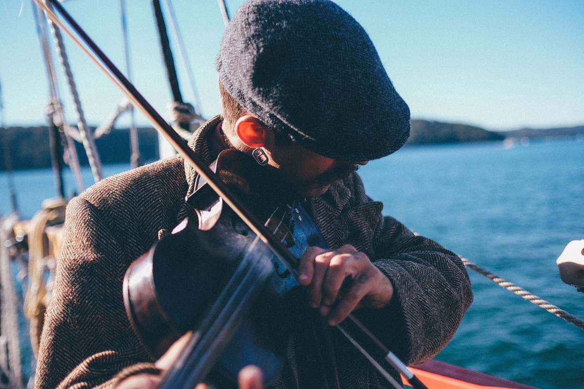 violin man playing violin fiddle