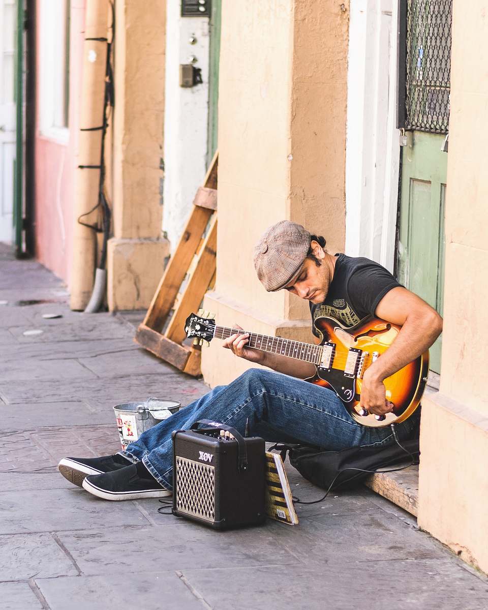 guitar photo of man playing electric guitar musician