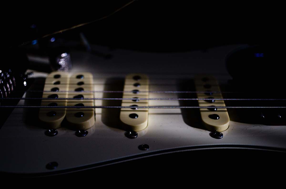guitar silver guitar strings electric guitar