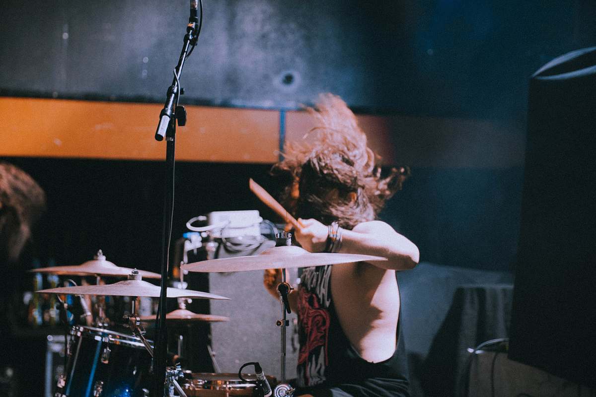 human person playing drums people