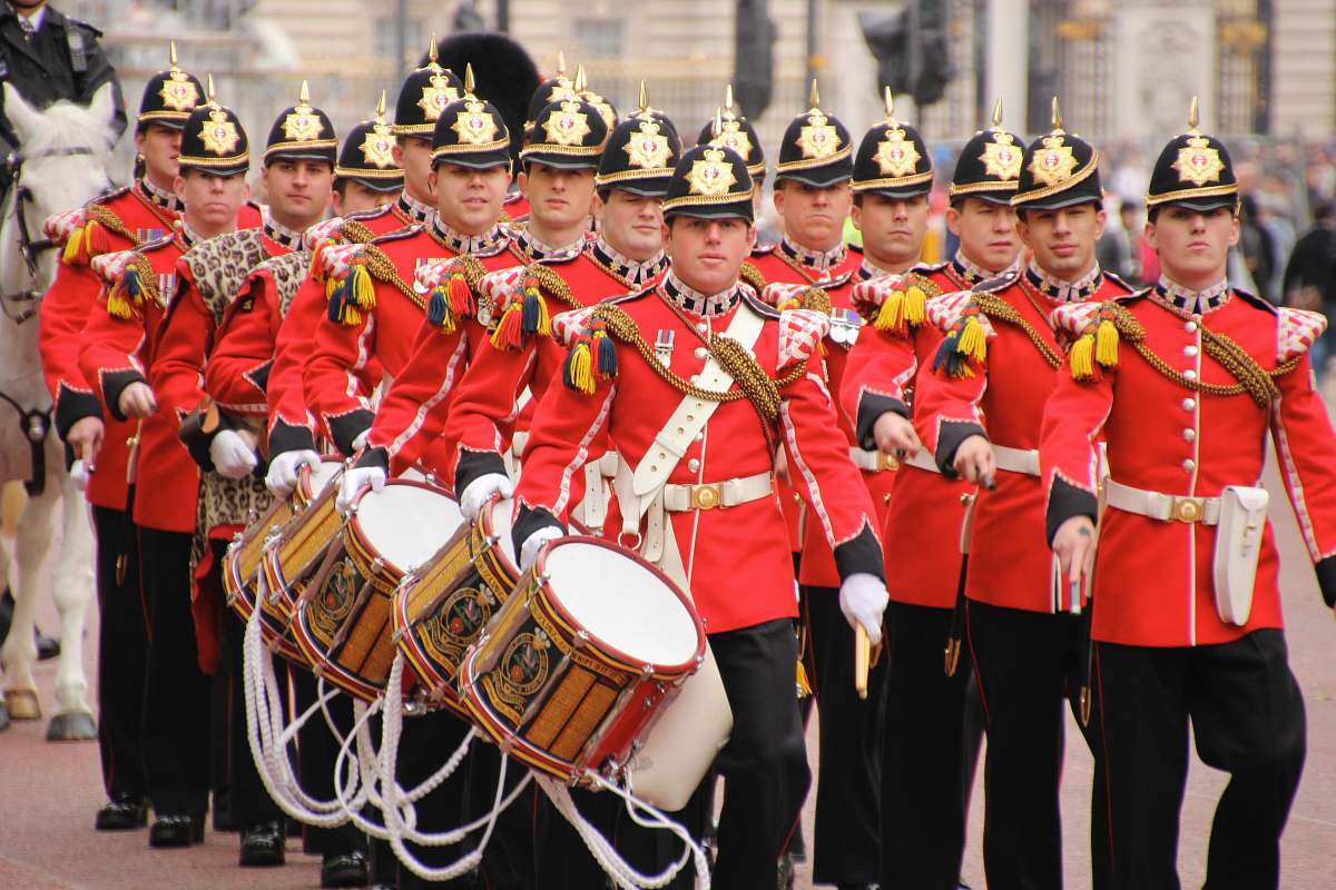 human selective focus photo of marching band people