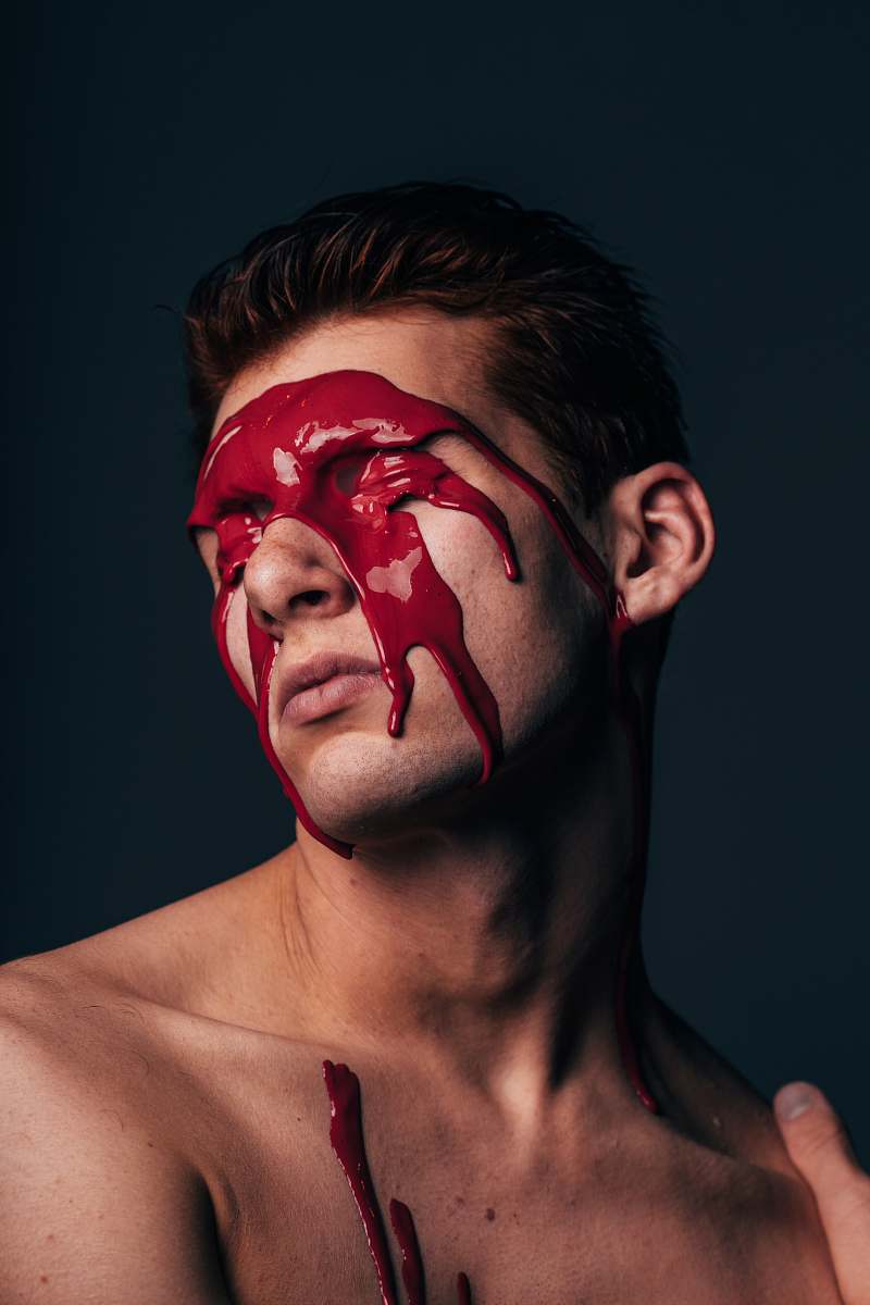 human photo of man's face portrait
